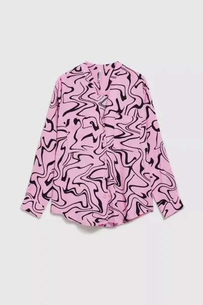 Marisse Women's Shirt L-Ko-4315 Pink