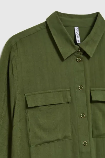 Marisse Women's Shirt L-Ko-4314 Khaki