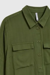 Marisse Women's Shirt L-Ko-4314 Khaki