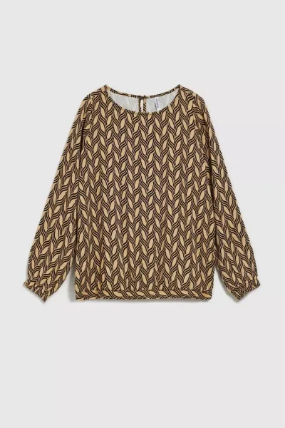 Marisse Women's Shirt L-Ko-4305 Beige