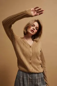 Marisse Sweater Decorated With Metallic Thread