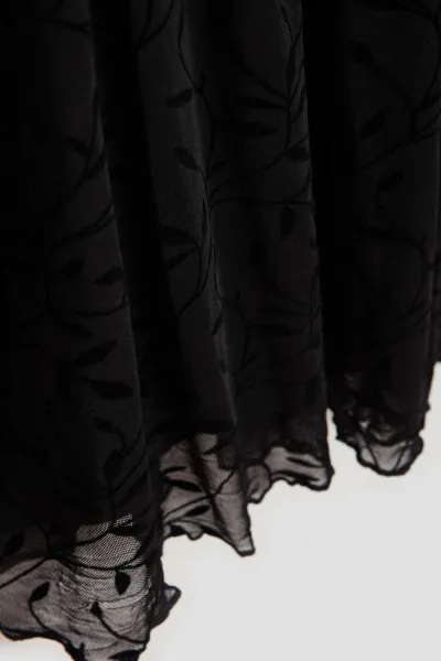 Marisse Black Puff Sleeve Shirt