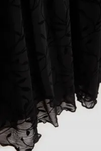 Marisse Black Puff Sleeve Shirt