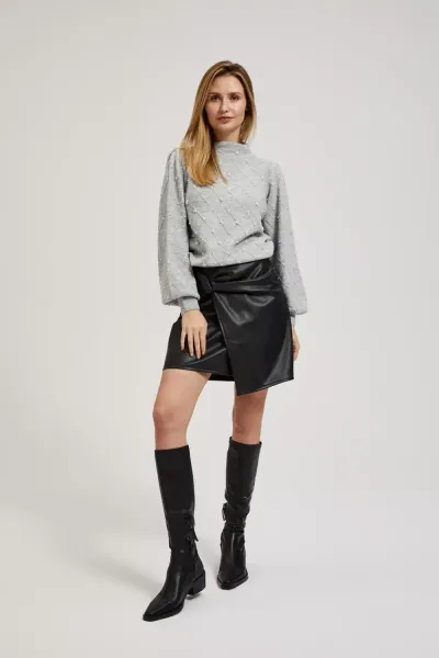 Marisse Sweater With Puffy Sleeves