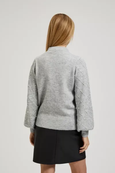 Marisse Sweater With Puffy Sleeves