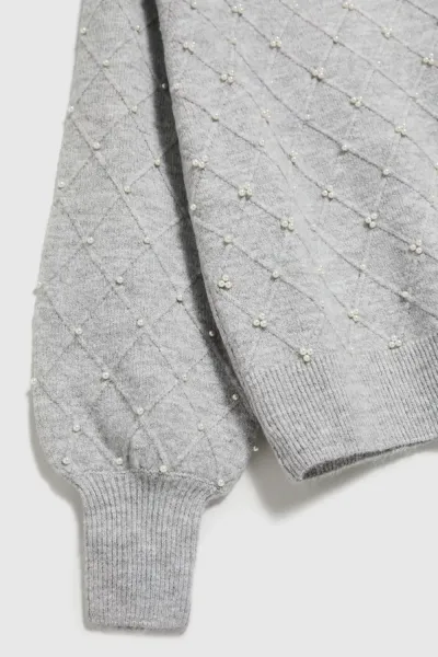 Marisse Sweater With Puffy Sleeves