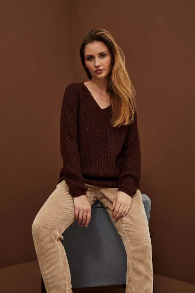 Marisse Sweater Z-Sw-3944 D.Brown