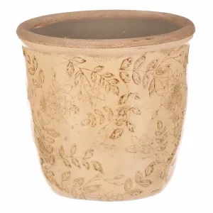 Keramický obal na kvety Flores retro, 14 x 13 cm, 14 cm