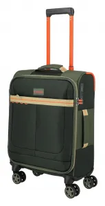 Malý textilný kufor Travelite Color Craze S Olive