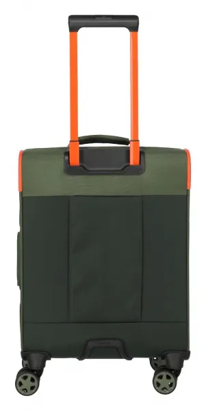 Malý textilný kufor Travelite Color Craze S Olive