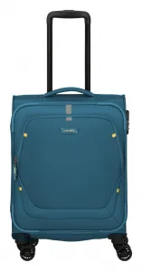 Malý textilný kufor Travelite Umbria S Petrol