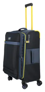Stredný textilný kufor Travelite Color Craze M Navy