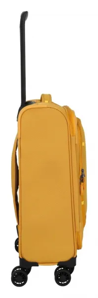 Malý textilný kufor Travelite Umbria S Golden Glow