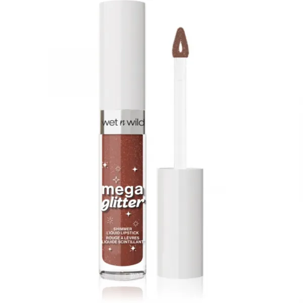 Wet n Wild Mega Glitter matný tekutý rúž s trblietkami odtieň Hear Me Out 2.8 ml