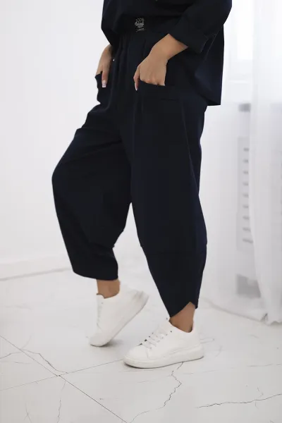 Legínovo Súprava Punto Milano Winter mikina + nohavice khaki Farba: Námornícka modrá, Veľkosť: UNI