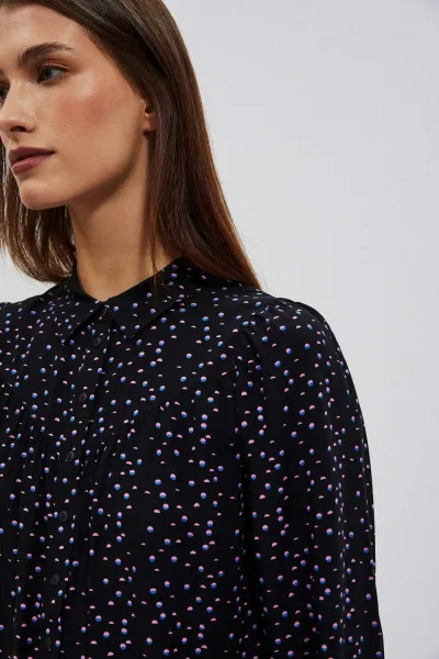 Marisse Women's Shirt L-Ko-4004 Black