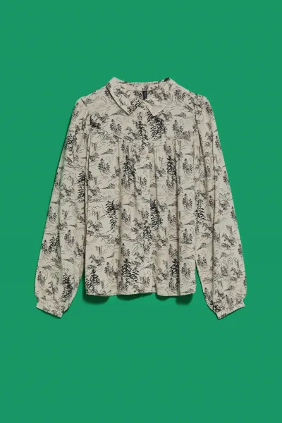 Marisse Women's Shirt L-Ko-4004 Beige