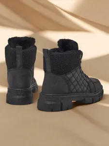 Resti Black women's insulated trapper boots Hogenaf
