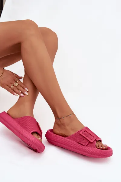 BIG STAR SHOES Dámske Pěnové Sandále Na Platforme S Prackou Big Star