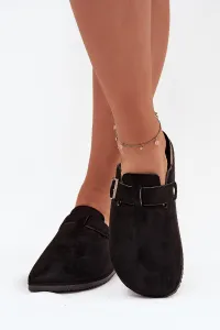 BIG STAR SHOES Dámske Klumpa Na Korkovej Platforme So Striebornou Sponou Big Star