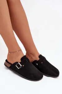 BIG STAR SHOES Dámske Klumpa Na Korkovej Platforme So Striebornou Sponou Big Star