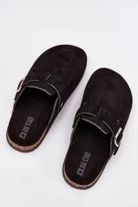 BIG STAR SHOES Dámske Klumpa Na Korkovej Platforme So Striebornou Sponou Big Star