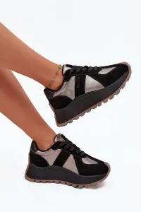 BIG STAR SHOES Dámske Snehule Z Semišu Izolované Na Platforme Big Star