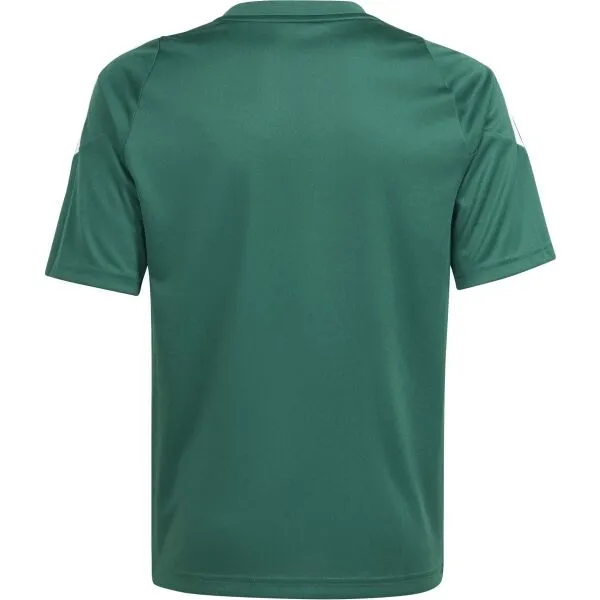 adidas TIRO24 JERSEY Y Chlapčenský futbalový dres, tmavo zelená, veľkosť