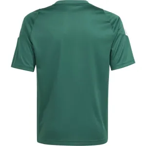 adidas TIRO24 JERSEY Y Chlapčenský futbalový dres, tmavo zelená, veľkosť