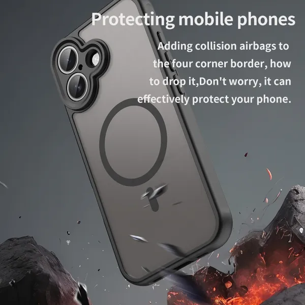 Techsuit HaloFrost II MagSafe, iPhone 17, čierne