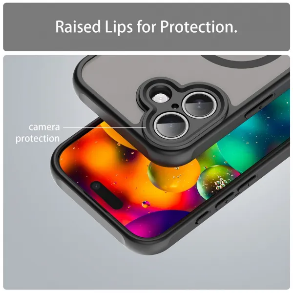 Techsuit HaloFrost II MagSafe, iPhone 17, čierne