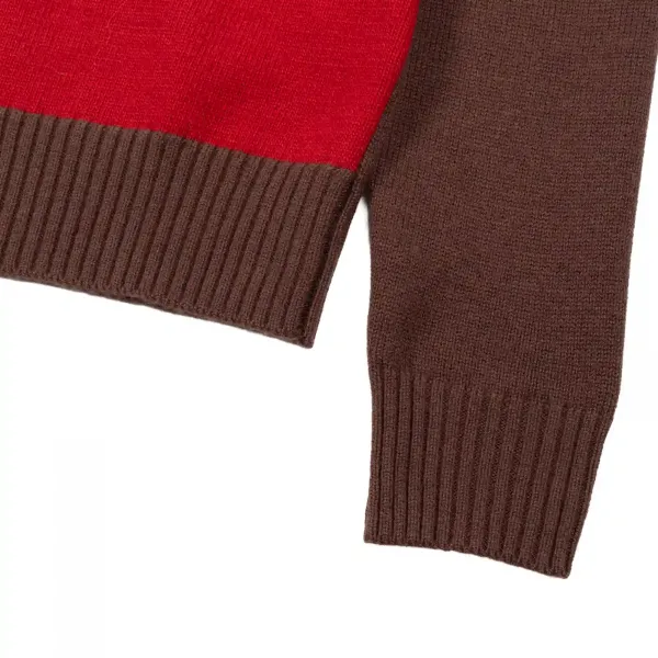 Robe di Kappa Giovani Lusaka Sweater "Brown Lab Red Cherry" (67131YW-A04)