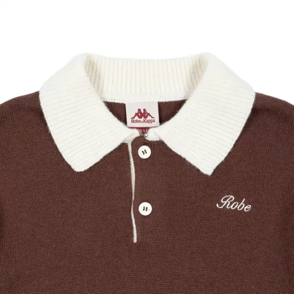 Robe di Kappa Giovani Lusaka Sweater "Brown Lab Red Cherry" (67131YW-A04)