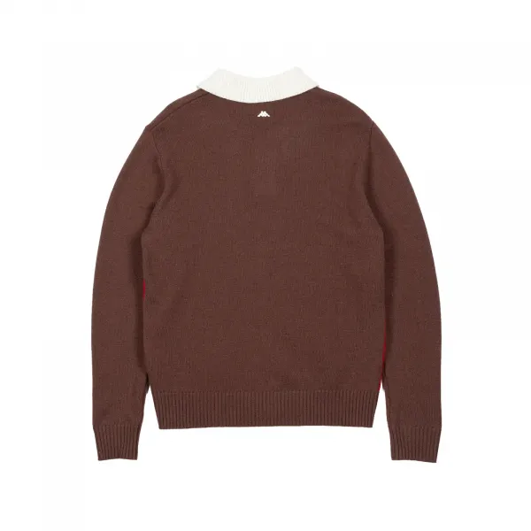 Robe di Kappa Giovani Lusaka Sweater "Brown Lab Red Cherry" (67131YW-A04)