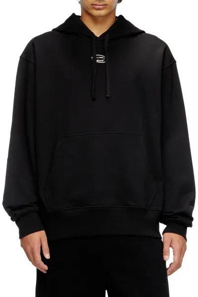 Mikina Diesel S-Macs-Hood-Od Sweat-Shirt Black