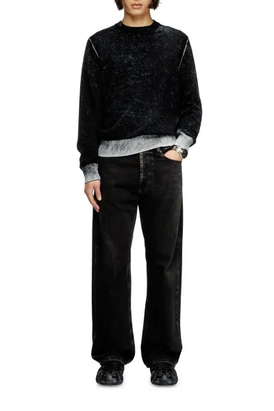 Sveter Diesel K-Larence-B Knitwear Black