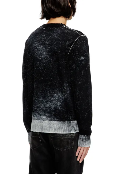 Sveter Diesel K-Larence-B Knitwear Black