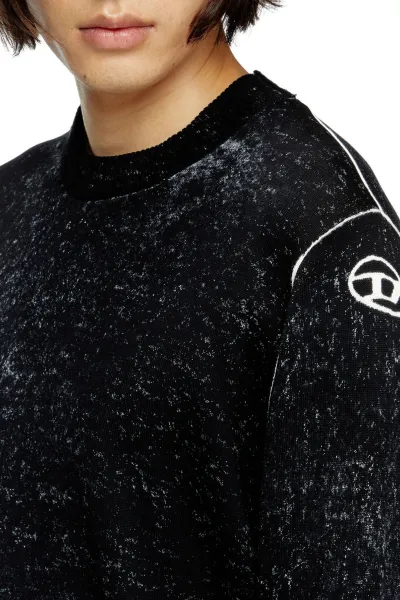 Sveter Diesel K-Larence-B Knitwear Black