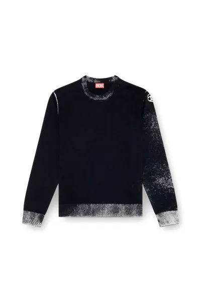 Sveter Diesel K-Larence-B Knitwear Black