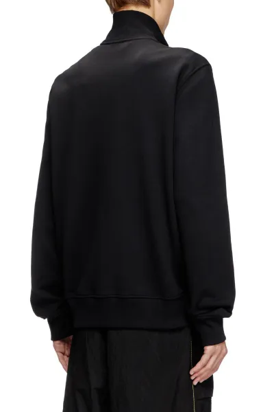 Mikina Diesel S-Ginni-Zip-Od Sweat-Shirt Black