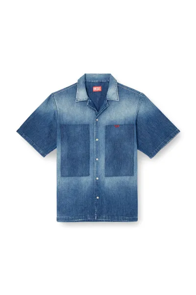 Košeľa Diesel D-Nabil-D Shirt Blue