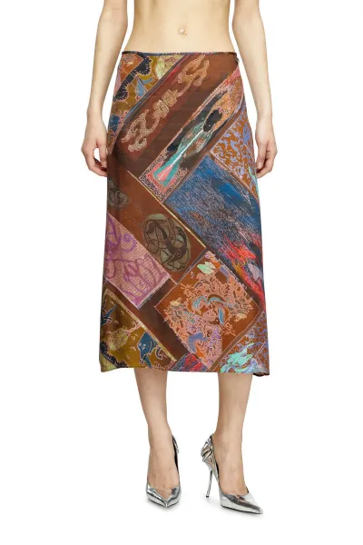 Sukňa Diesel O-Rchid Skirt Brown