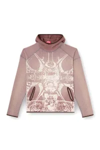 Mikina Diesel S-Waf-Hood-New Sweat-Shirt Brown
