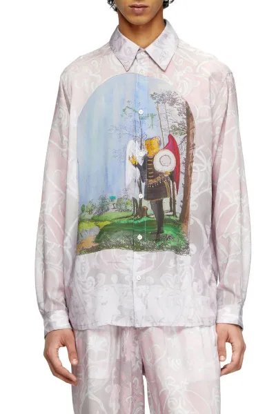 Košeľa Diesel S-Simply-A-Ajfw Shirt Pink