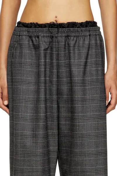 Nohavice Diesel P-Yrite Trousers Black