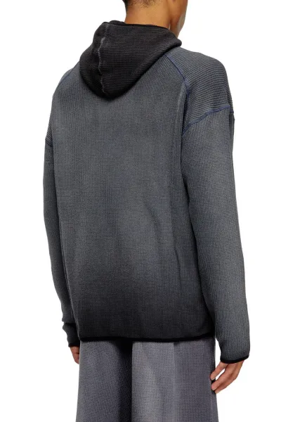 Mikina Diesel S-Waf-Hood-New Sweat-Shirt Black