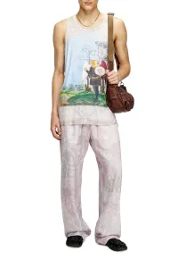 Tričko Diesel T-Aly Tank Top Brown