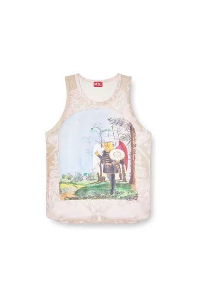 Tričko Diesel T-Aly Tank Top Brown