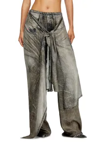 Nohavice Diesel P-Aloma Trousers Black