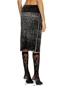 Sukňa Diesel M-Eganoid Skirt Black